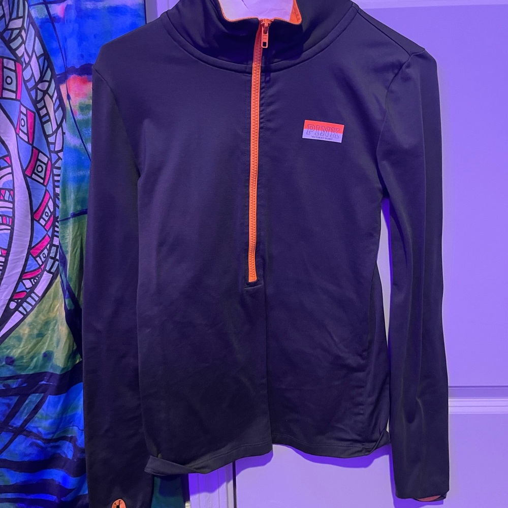 Victoria’s secret Pink sporty half zip